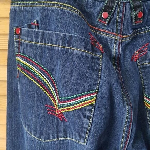 Coogi Australia Vintage Embroidered Denim Jeans Size W38 L34 - Picture 9 of 16
